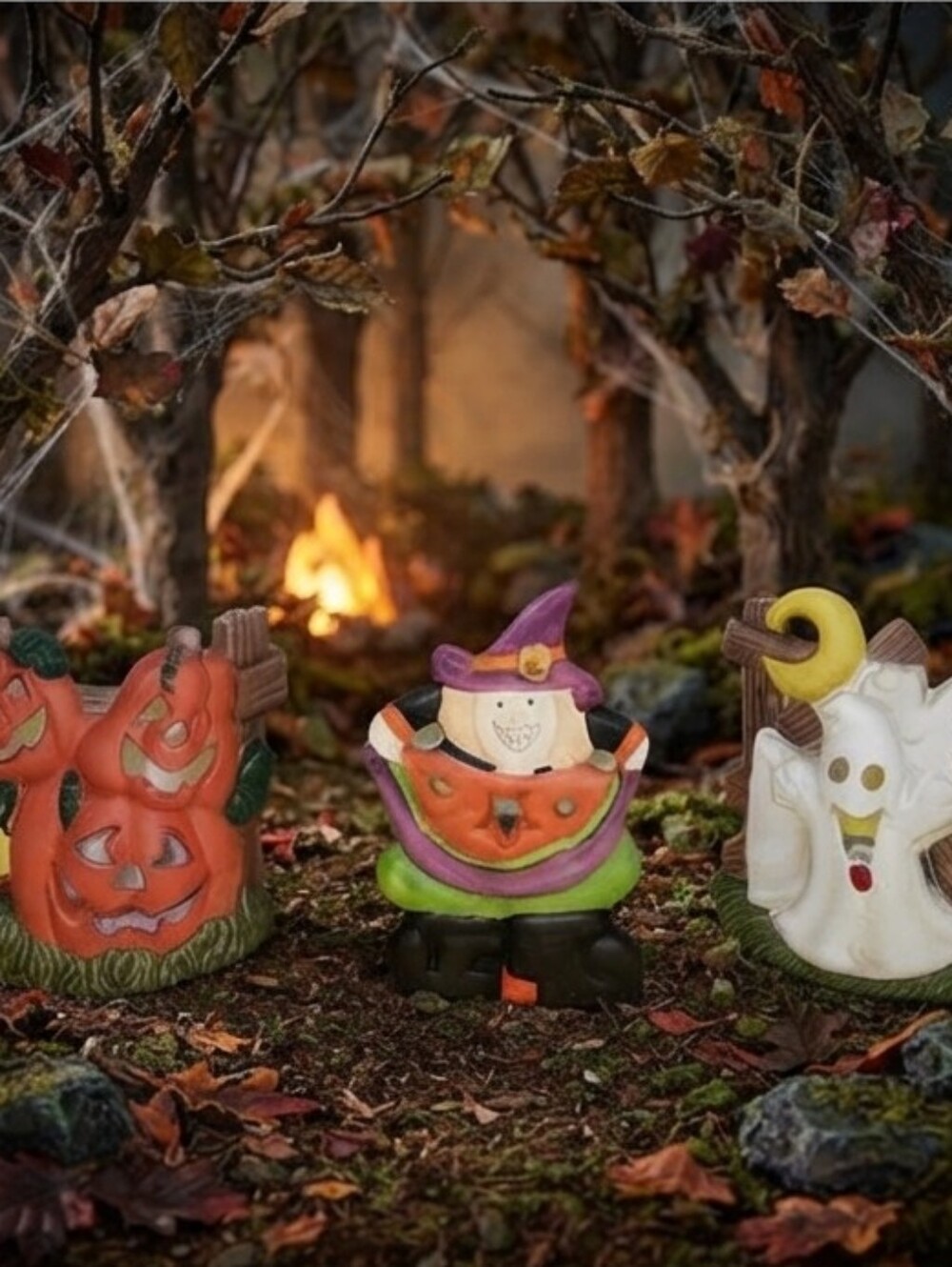 Ceramic Halloween candle tea light  holder